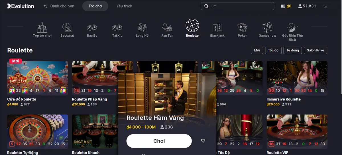 Luật chơi roulette cực dễ game đổi thưởng