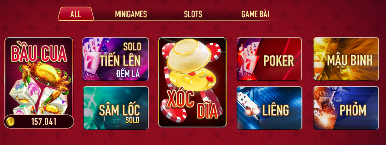 Các thể loại game hot trên Live casino game bài đổi thưởng